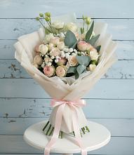 Букет цветов из:  Розы и Лизиантусы #REPLACE_PRED# Ачхой-Мартане