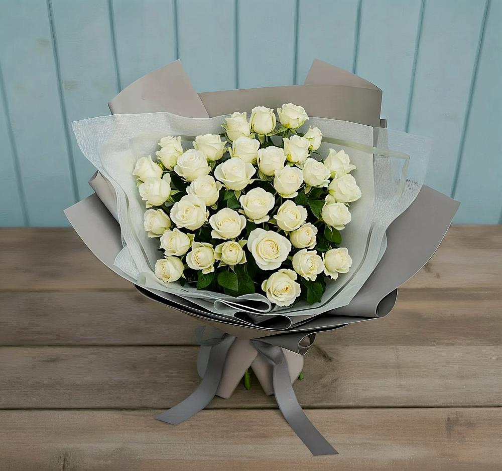 Букет Белоснежная нежность в Ачхой-Мартане