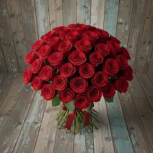 Букет 55 Красных роз Фридом #REPLACE_PRED# Ачхой-Мартане