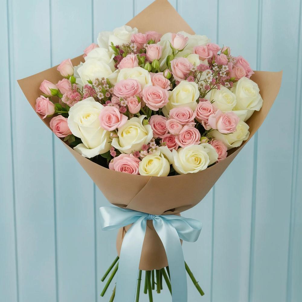 Букет цветов из: Розы в Ачхой-Мартане