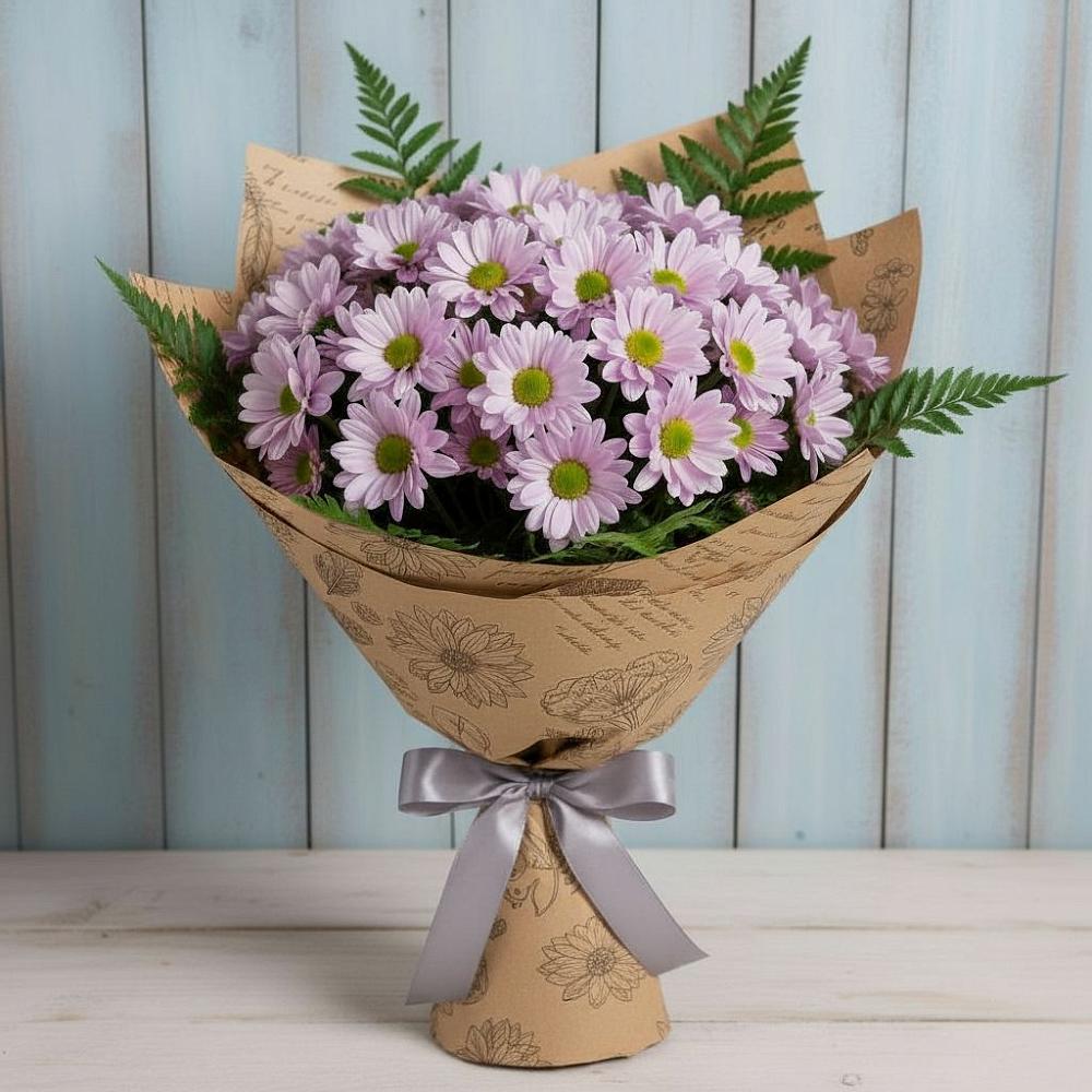 Букет цветов из: Хризантемы в Ачхой-Мартане