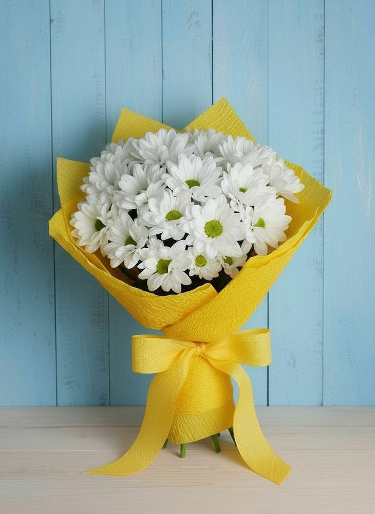 Букет цветов из: Хризантемы в Ачхой-Мартане