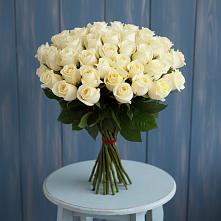 Букет 51 Белая роза Эдлесс Лав #REPLACE_PRED# Ачхой-Мартане