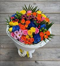 Букет цветов из:  Розы и Хризантемы #REPLACE_PRED# Ачхой-Мартане