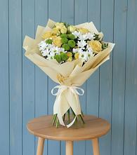 Букет цветов из:  Хризантемы и Розы #REPLACE_PRED# Ачхой-Мартане