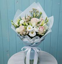 Букет цветов из:  Розы и Лизиантусы #REPLACE_PRED# Ачхой-Мартане