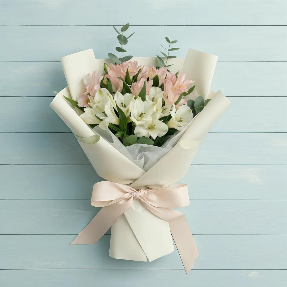 Букет цветов из: Альстромерии в Ачхой-Мартане