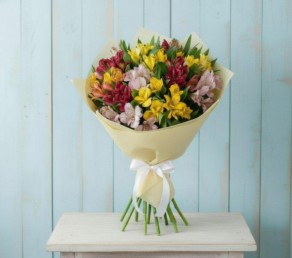 Букет цветов из: Альстромерии в Ачхой-Мартане