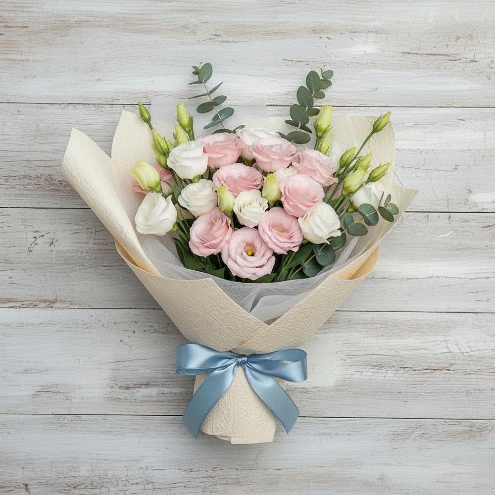 Букет цветов из: Лизиантусы в Ачхой-Мартане